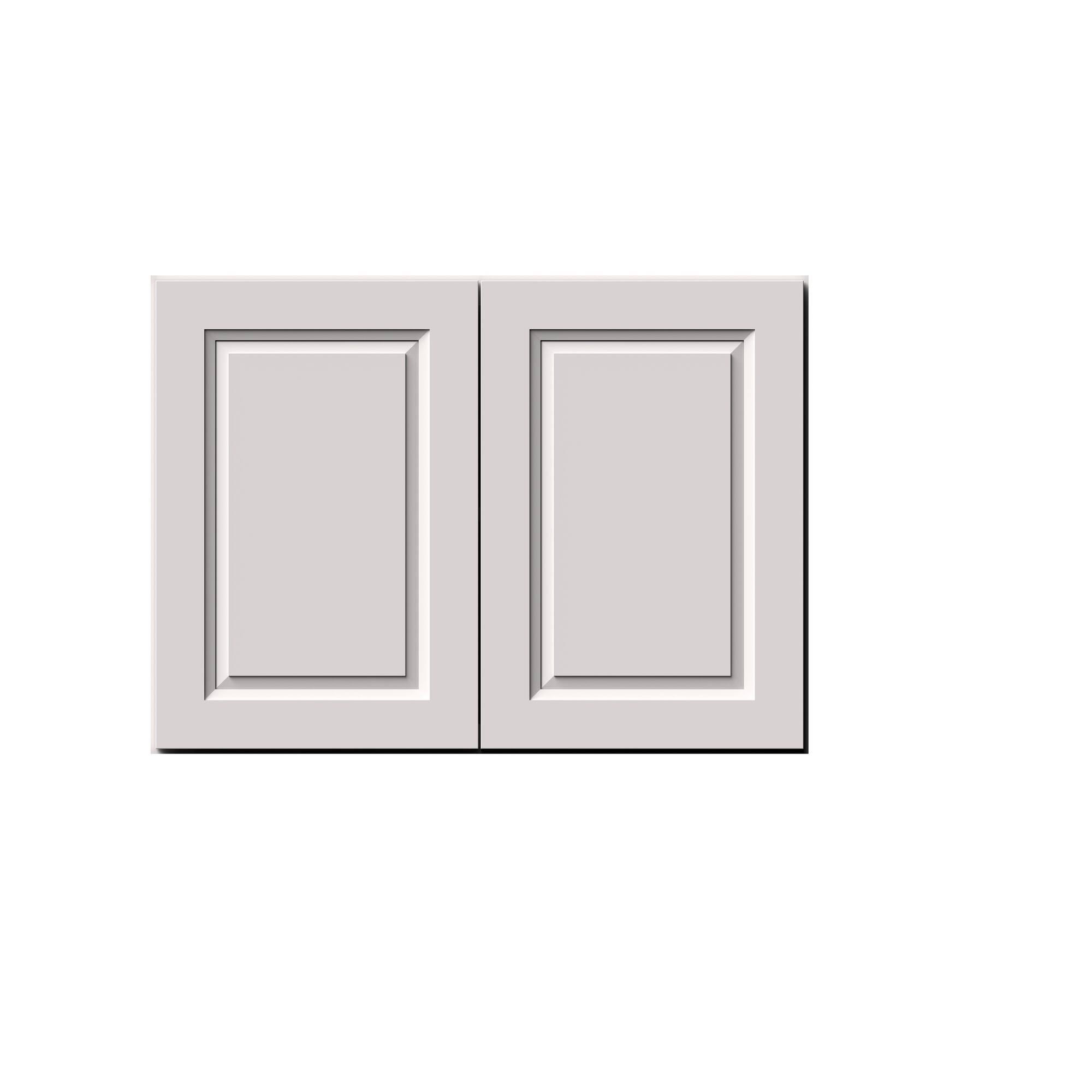 Alt View 1. Boyel Living - 33-in W x 24-in H x 12-in D Shaker RTA Kitchen Wall Cabinet with Soft-Close Doors - Glacier White.