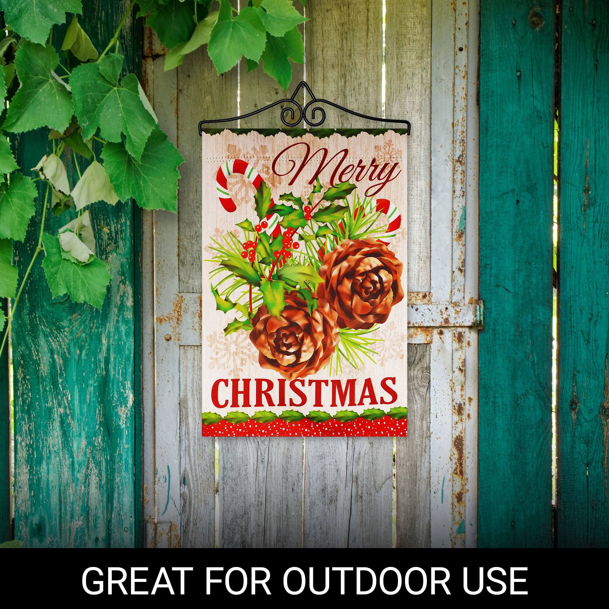 Merry Christmas  
Great for outdoor use