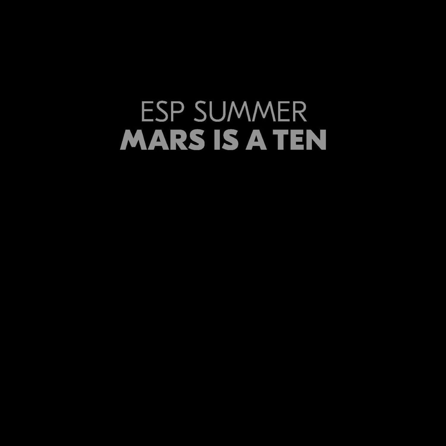 Esp Summer - Mars Is A Ten   - VINYL LP price history on PriceWatchPro