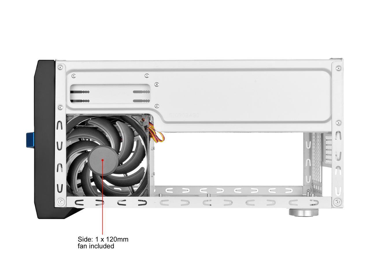 U U UPU U CCCC U U U U U U U UOU U i U : U U U U U C U U U  
Side: 1 x 120mm fan included