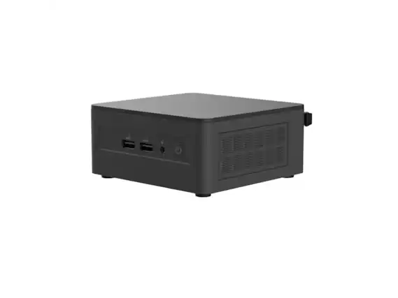 Front. ASUS - ASUS NUC 13 Pro Mini PC, i5-13420H, DDR4 RAM, Triple Storage, Thunderbolt 4, Wi-Fi 6E, Bluetooth 5.3 - Black.