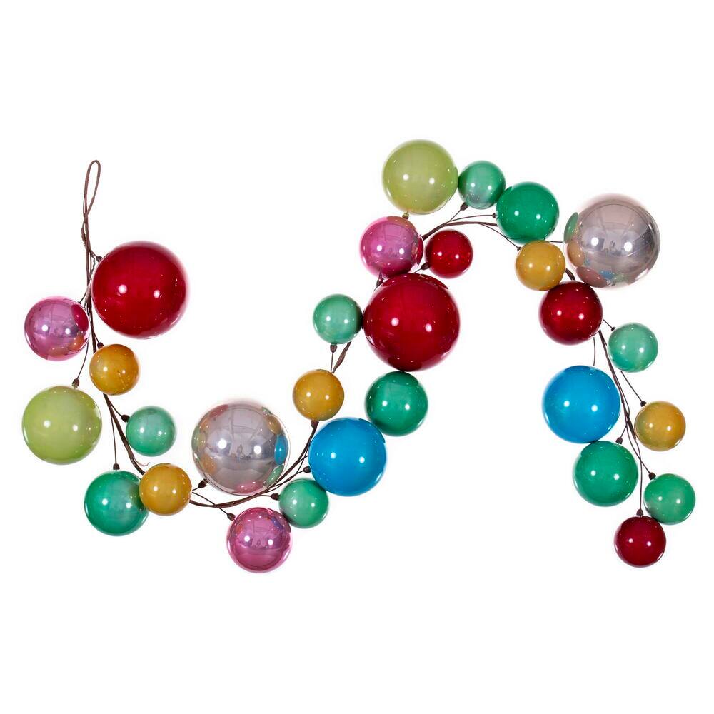 Front. Vickerman - 6' Multi Ball Branch - Multicolor.