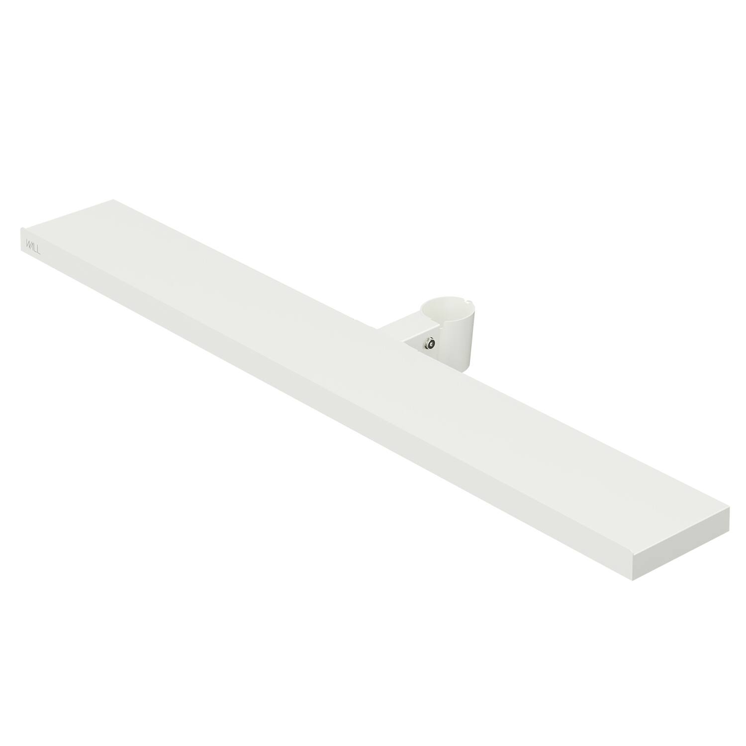 Front. WALL - Soundbar Shelf for TV Stand A2 High/Large/Grand Types, Medium Size, Width 37.5" - Satin White.