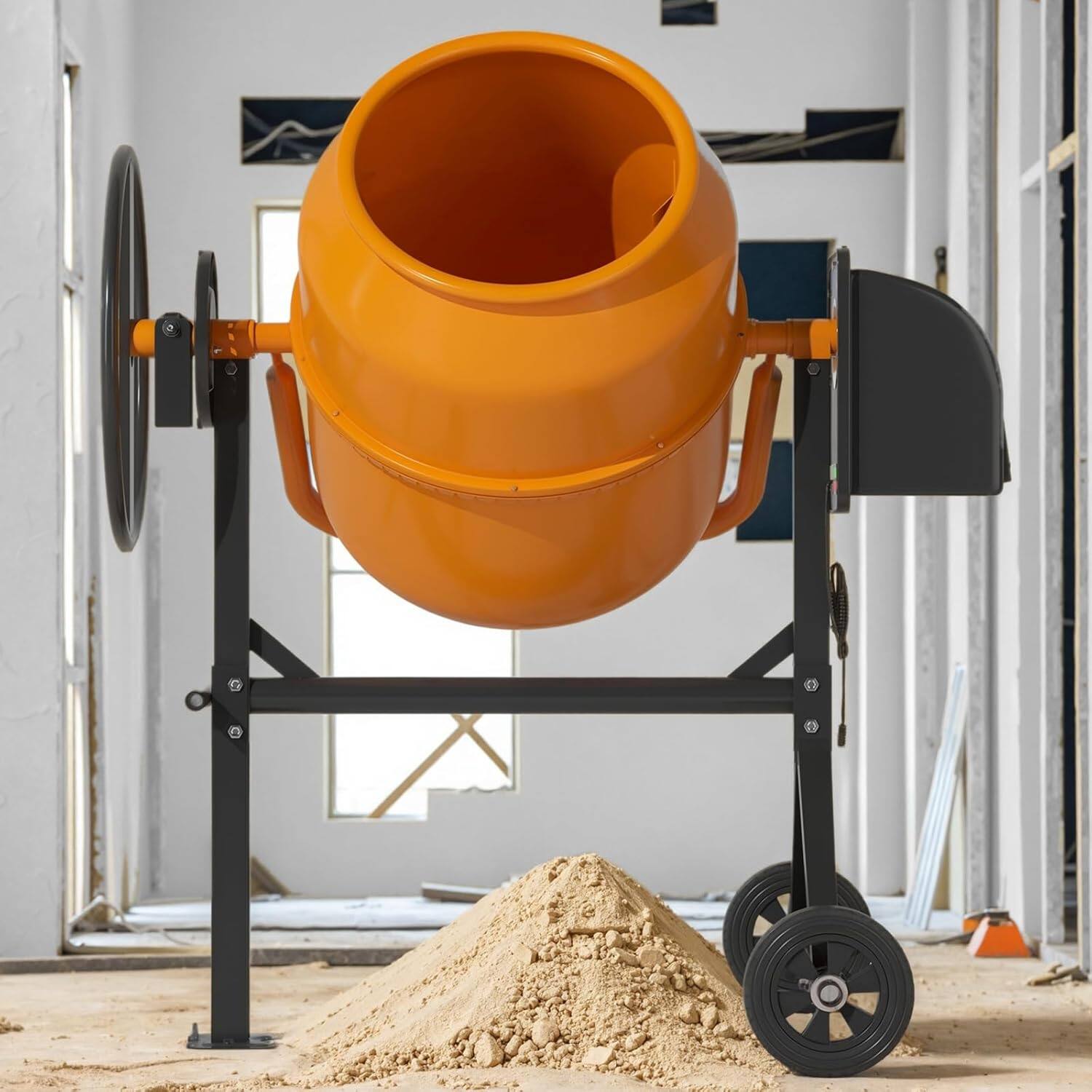 Alt View 1. Circus Cirle - 4.5 Cu.Ft. Electric Cement Mixer.