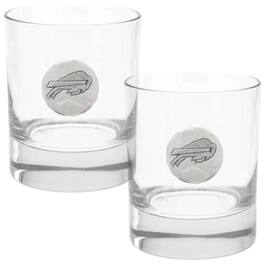 Wendell August Forge - Buffalo Bills Two-Piece 11oz. Rocks Glass Set - Multicolor