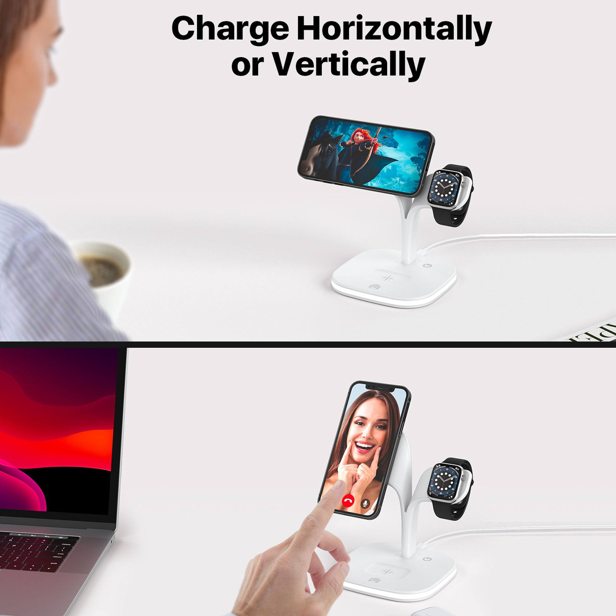 Charge Horizontally or Vertically