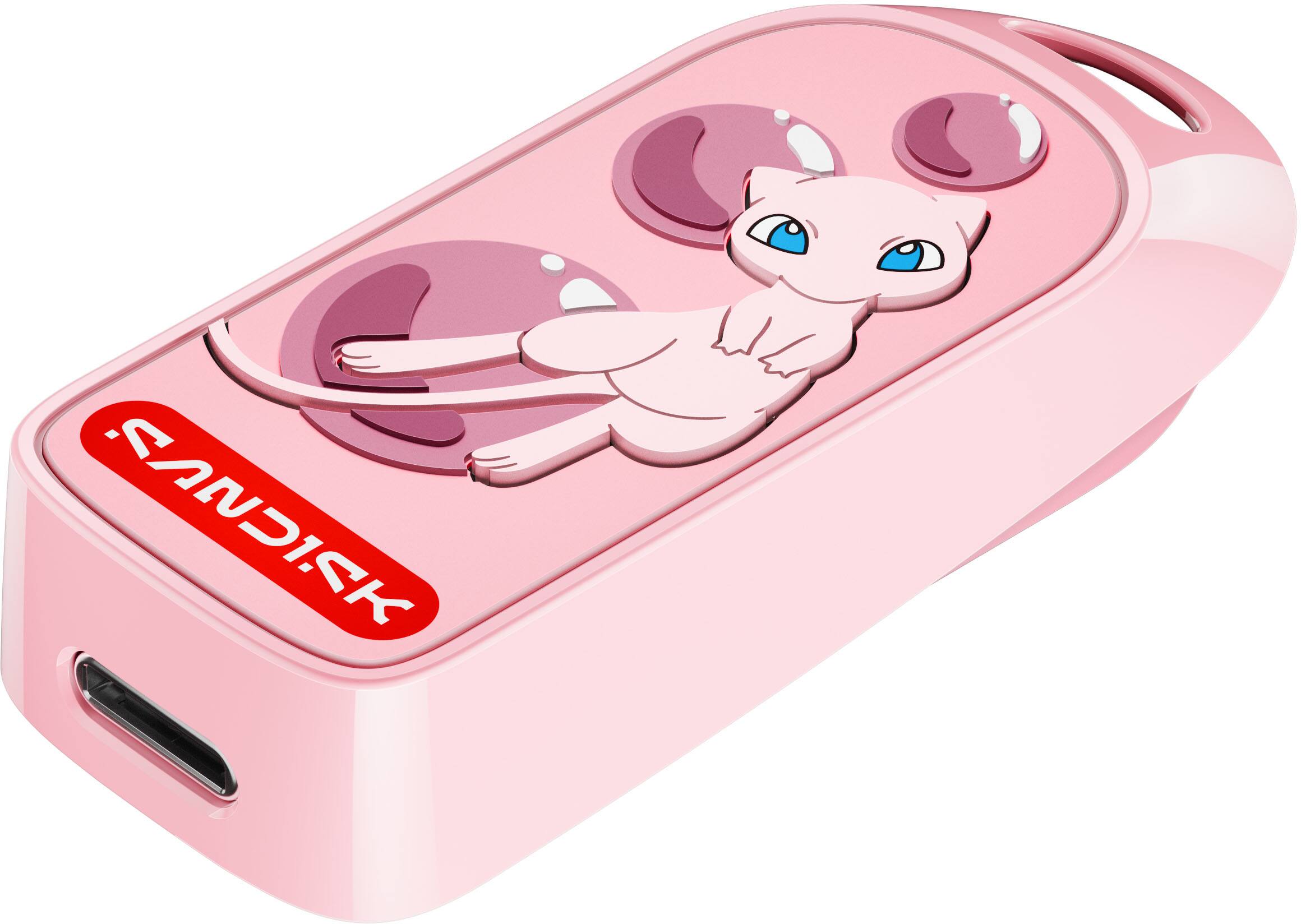 Alt View 1. SANDISK - 128GB Pokémon USB-C Flash Drive - pink.
