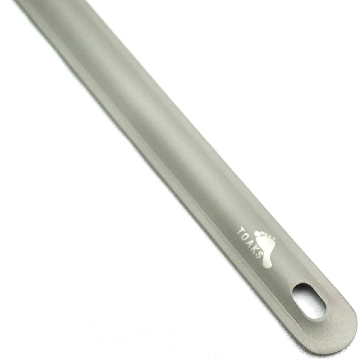 Alt View 3. TOAKS - TOAKS Titanium Long Handled Spork with Polished Bowl SLV-14 - Outdoor Camping - Silver.