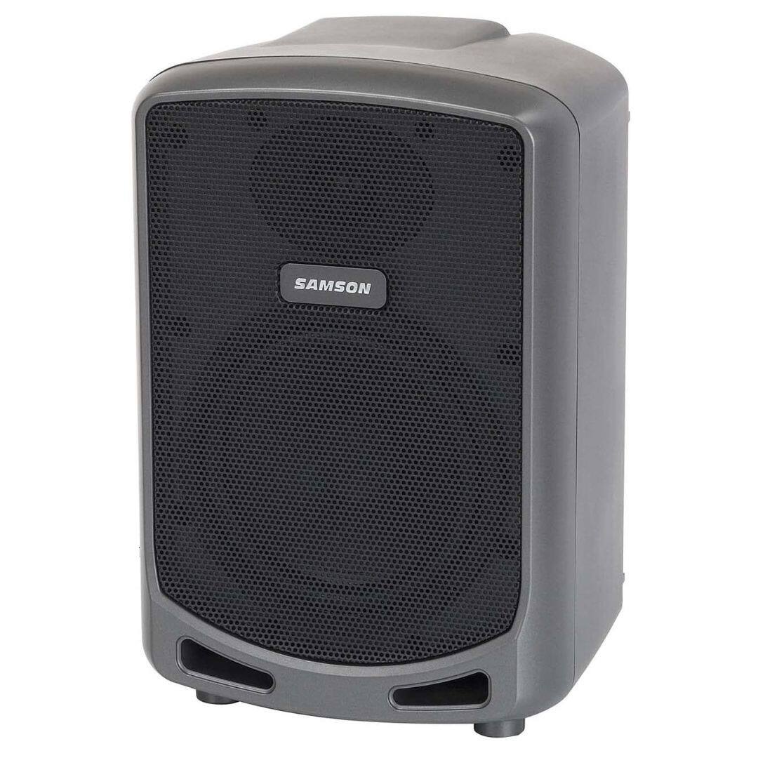 Left. Samson - Samson Expedition Express Plus 75W Rechargeable Bluetooth Portable PA Speaker.