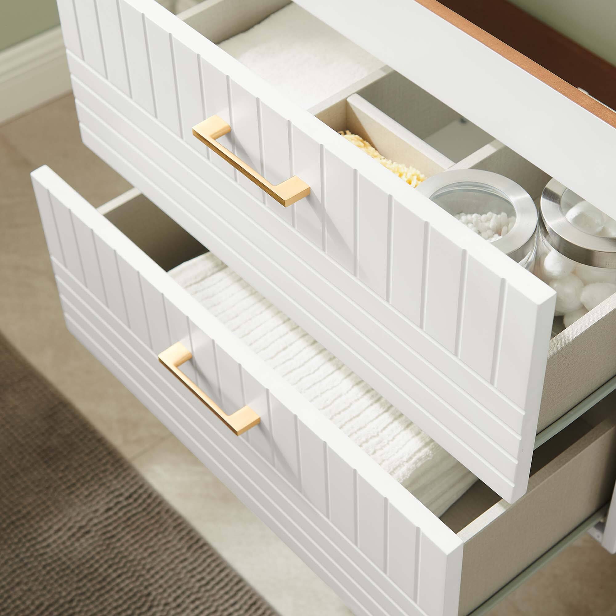 Back. Modway - Daybreak Wall-Mount Bathroom Cabinet Basin Not Included - White.