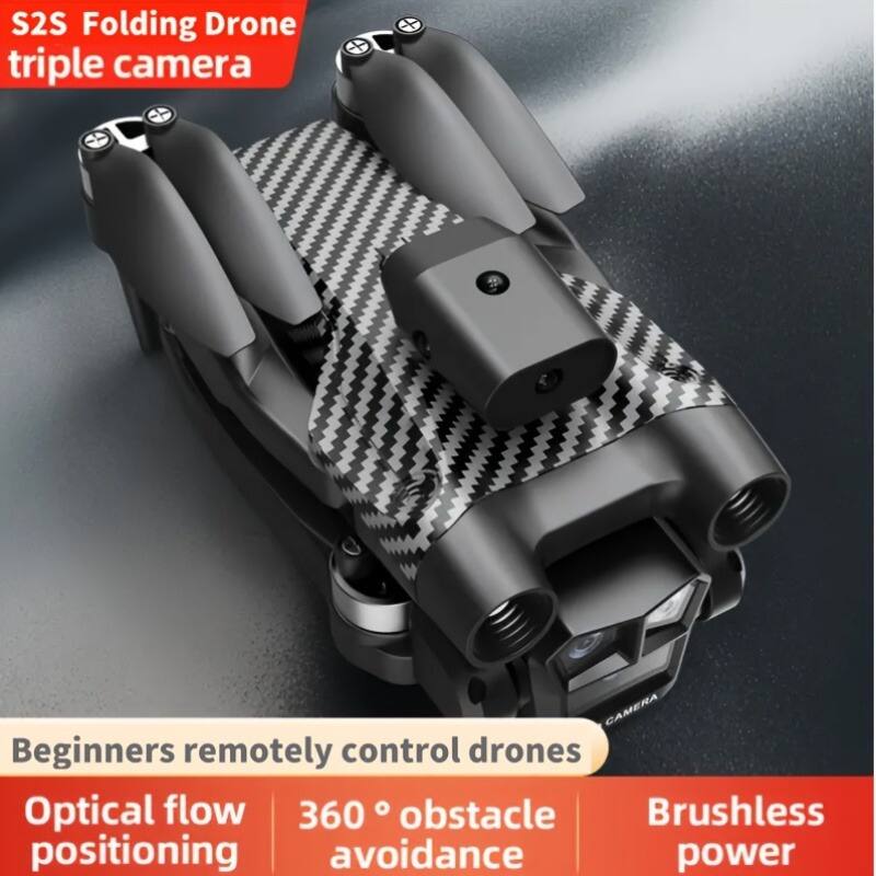 S2S Folding Drone triple camera

Beginners remotely control drones

Optical flow positioning

360° obstacle avoidance

Brushless power