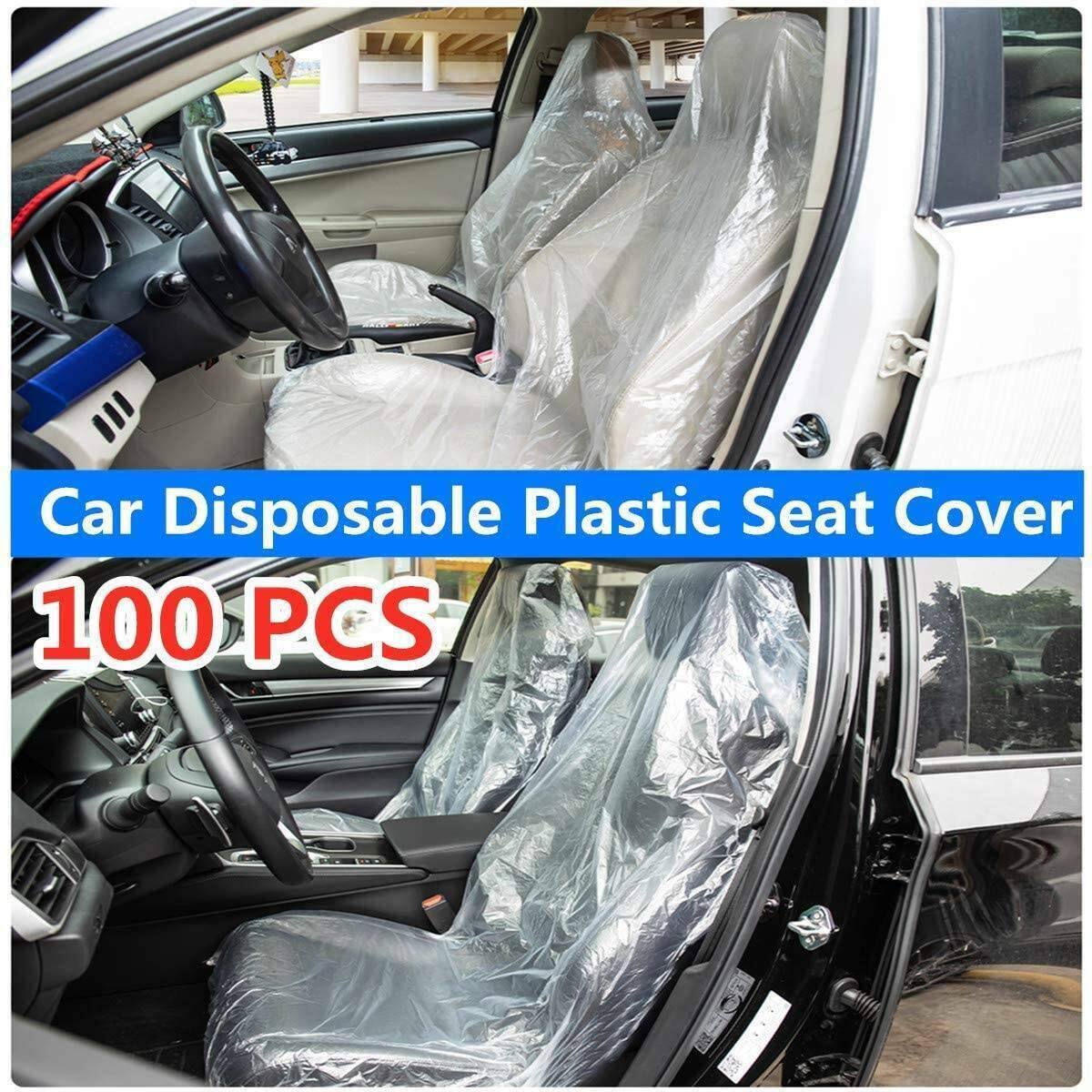 Car Disposable Plastic Seat Cover  
100 PCS