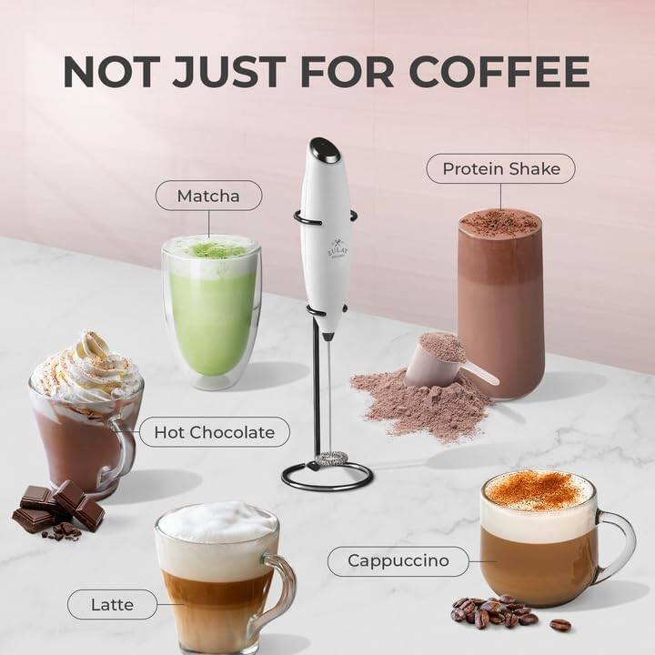NOT JUST FOR COFFEE
- Matcha
- Hot Chocolate
- Latte
- Cappuccino
- Protein Shake