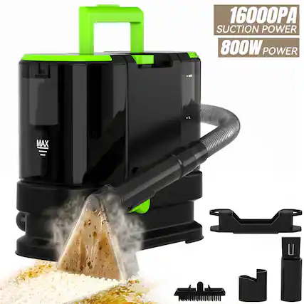 16000PA Suction Power
800W Power - Max