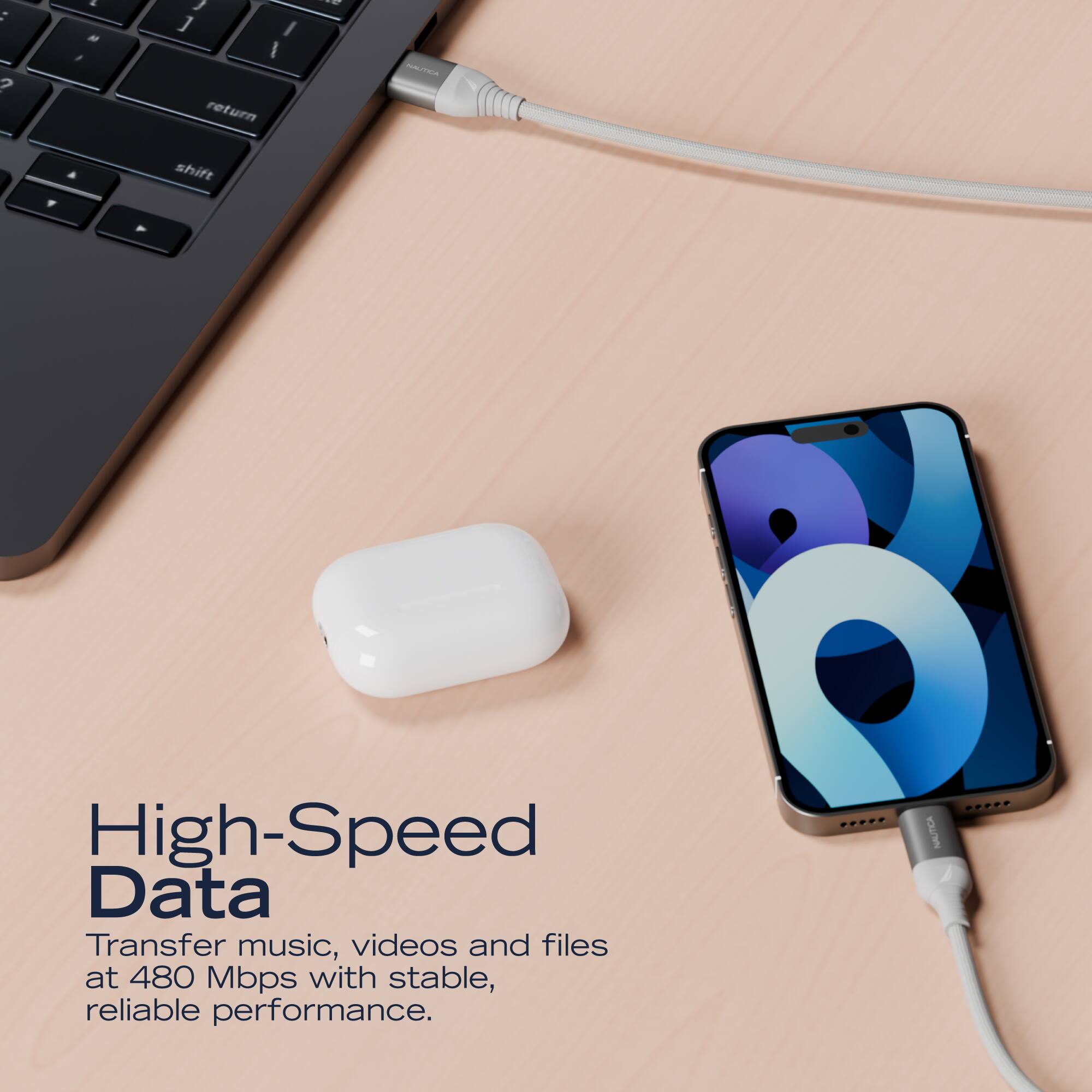 High-Speed Data

Transfer music, videos and files at 480 Mbps with stable, reliable performance.