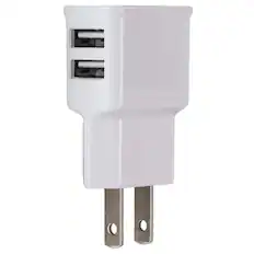Front. Naztech - 6 Foot Lightning 8-pin to USB Cable + Dual USB Travel Charger Bundle - White.