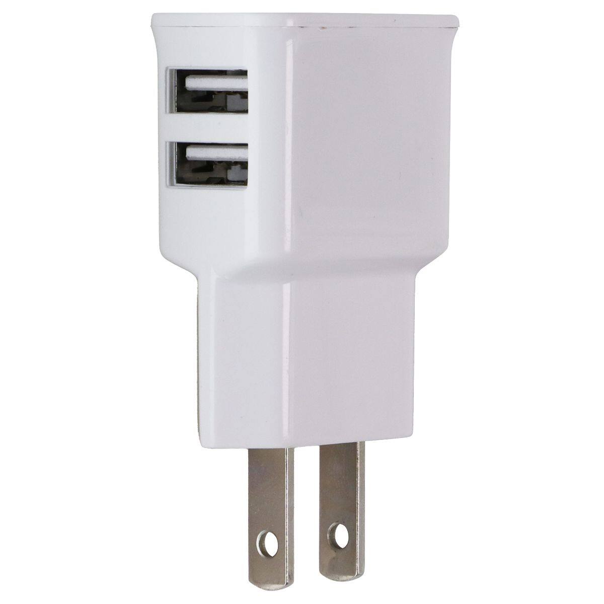 Front. Naztech - 6 Foot Lightning 8-pin to USB Cable + Dual USB Travel Charger Bundle - White.