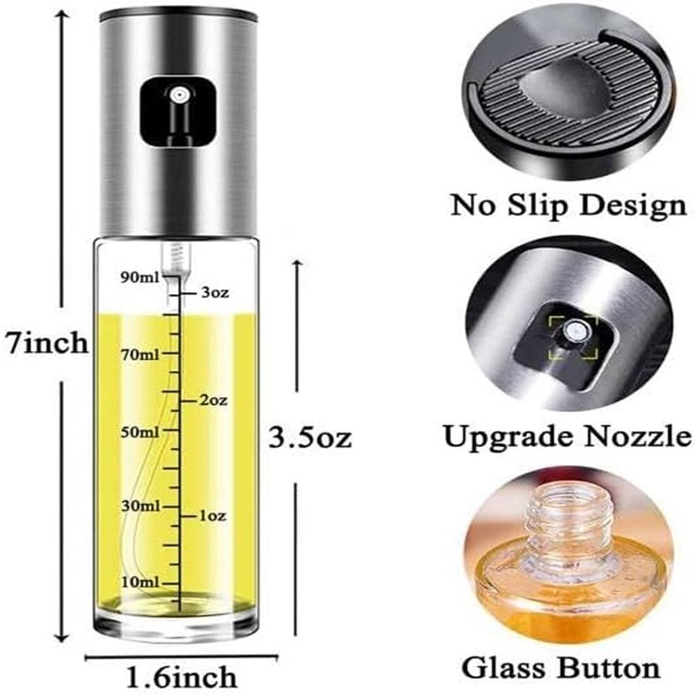 - No Slip Design
- 7 inch
- 90ml 3oz
- 70ml 2oz
- 50ml 1oz
- 30ml 1oz
- 10ml
- 3.5oz
- Upgrade Nozzle
- 1.6 inch
- Glass Button