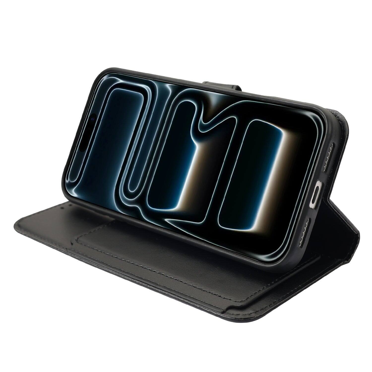 Alt View 2. BASELINE - baseline Wallet Folio Case for Apple iPhone 18 Pro / 17 Pro - Black  - Black.
