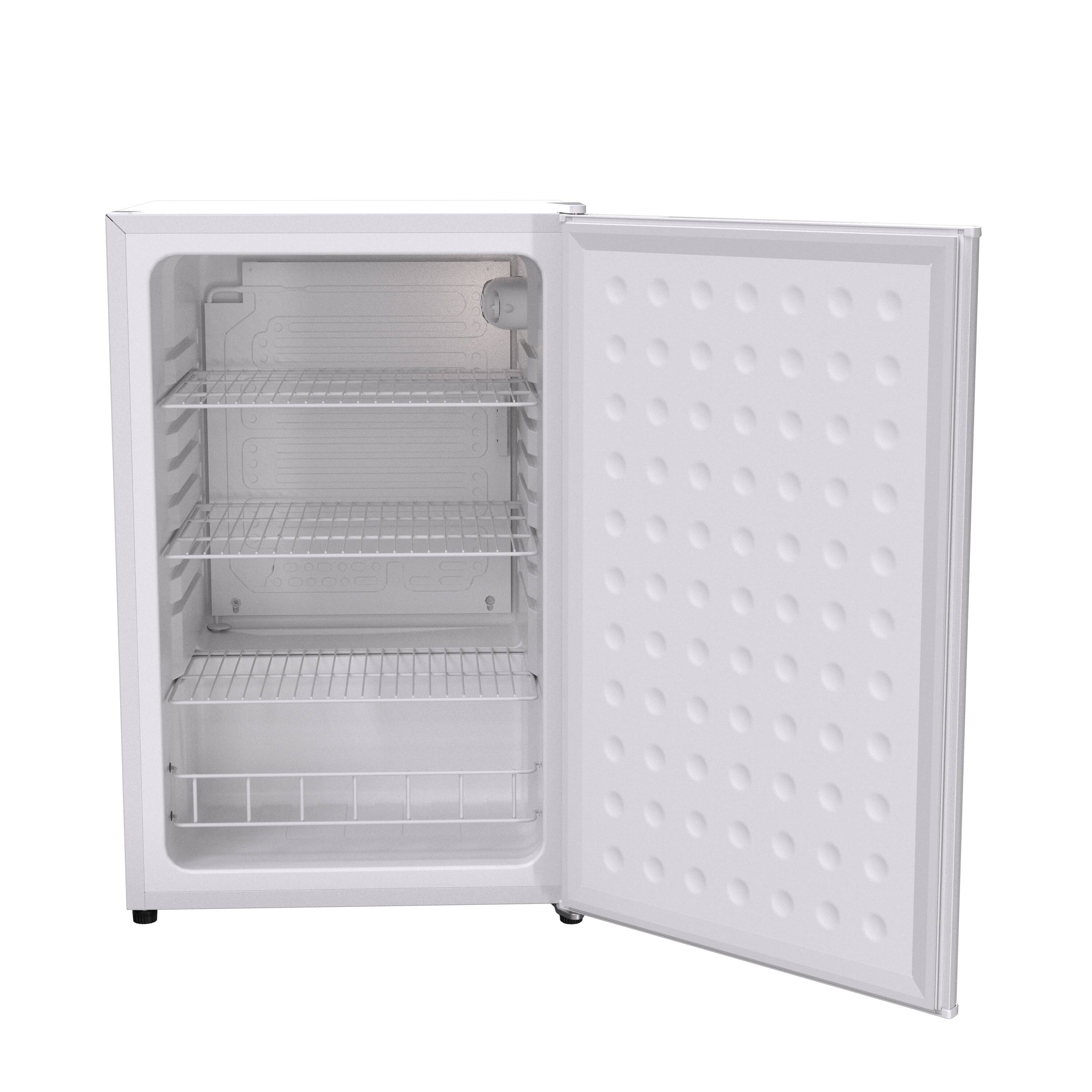 Alt View 2. ProMounts - Snowlion 122L (4.3 cu ft) Solid Door Mini Fridge – White, Freestanding, Under-Counter Design - White.