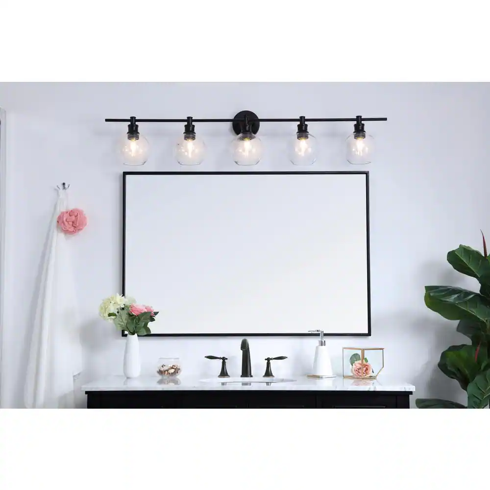 Black And Clear Glass