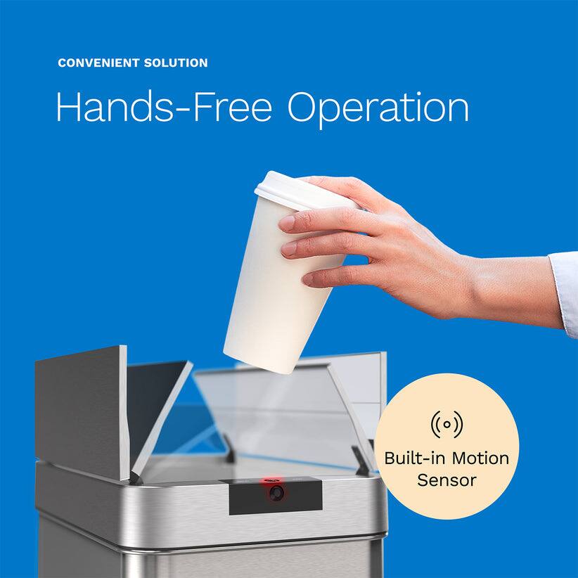 CONVENIENT SOLUTION, Hands-Free Operation, Built-in Motion Sensor