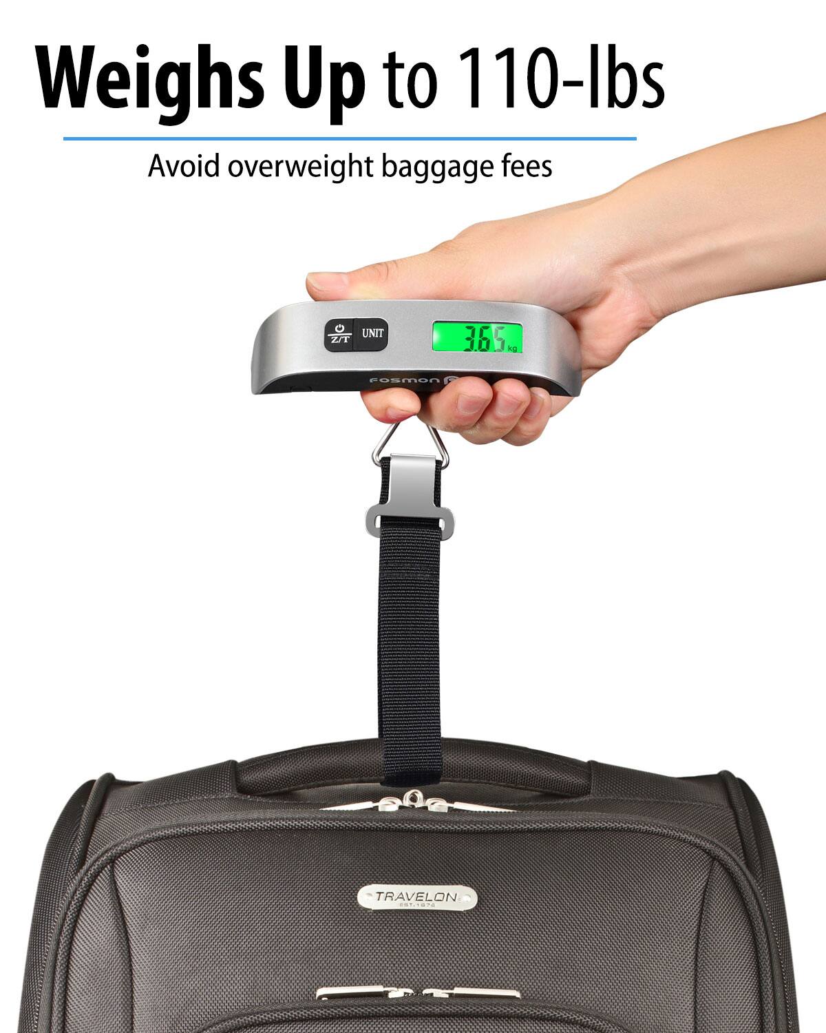 Weighs Up to 110-lbs
Avoid overweight baggage fees
O TL UNIT CC 3.00 kg
FoSmEN TRAVELON aTaaTA -
