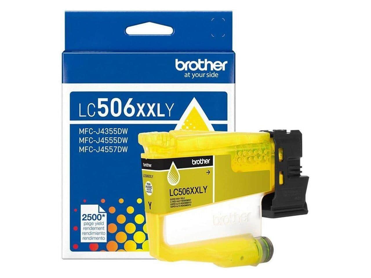 Brother - Genuine LC506XXLY Super High Yield Yellow Ink Cartridge