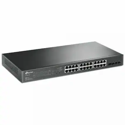 Front. TP-Link - TP-Link JetStream TL-SG2428P 24-Ports Ethernet Switch - 24 Ports - Fast Ethernet, Gigabit Ethernet - 10/100/1000Base-T - Unknown.