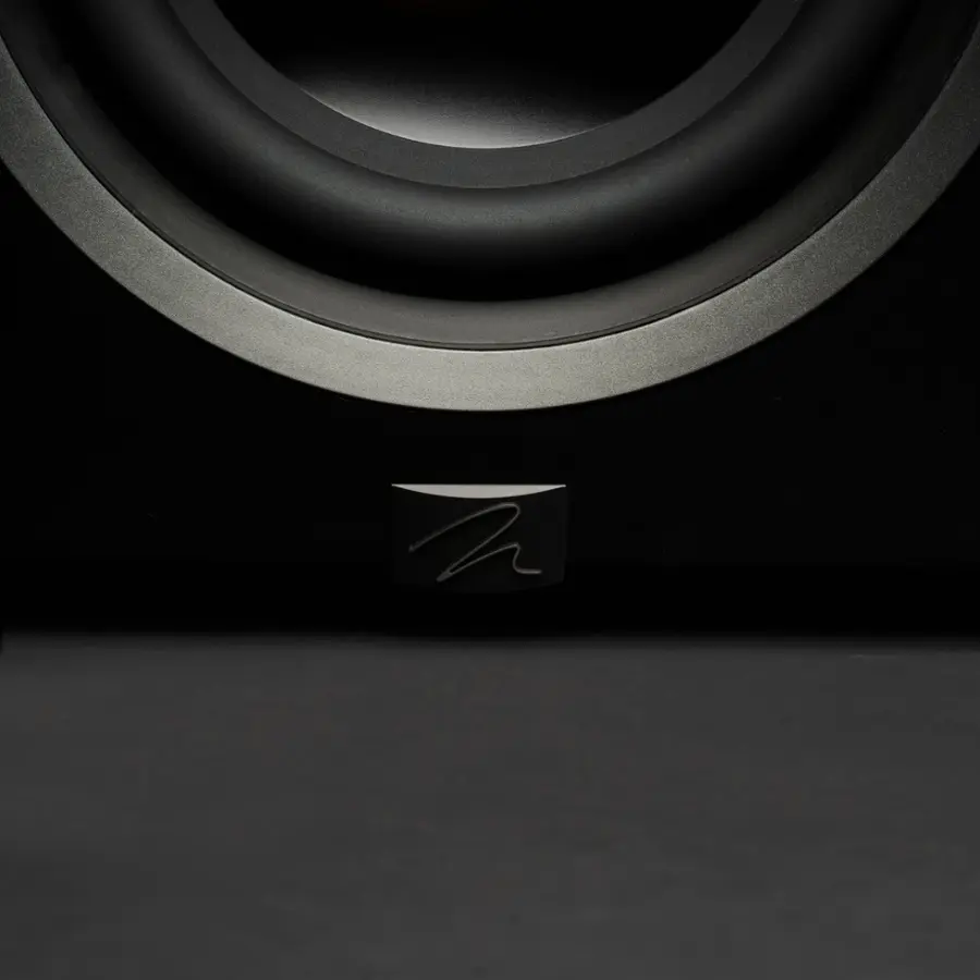 Alt View 16. MartinLogan - Abyss 10, 10” Hybrid, Powered Subwoofer, with Magnitude MT-1.6kW Amplifier, Sub Control App, and Wireless Built-In - Gloss Black.