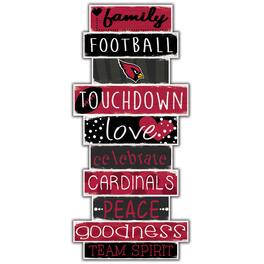 Fan Creations - Arizona Cardinals 5'' x 24'' Celebrations Stack Sign - Multicolor