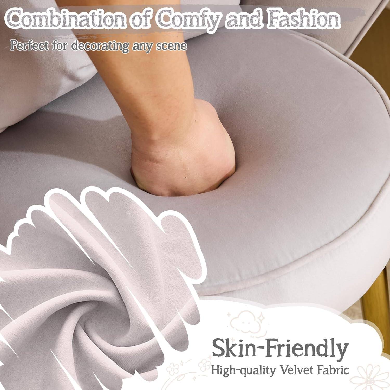 Combination of Comfy and Fashion  
Perfect for decorating any scene  

Skin-Friendly  
High-quality Velvet Fabric