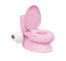 KSM Toys - ToyLet Potty Training Toilet Seat | Toddler Potty Training with Comfy Seat Cover, Tank Storage & Paper Roll Holder | Eas - Pink