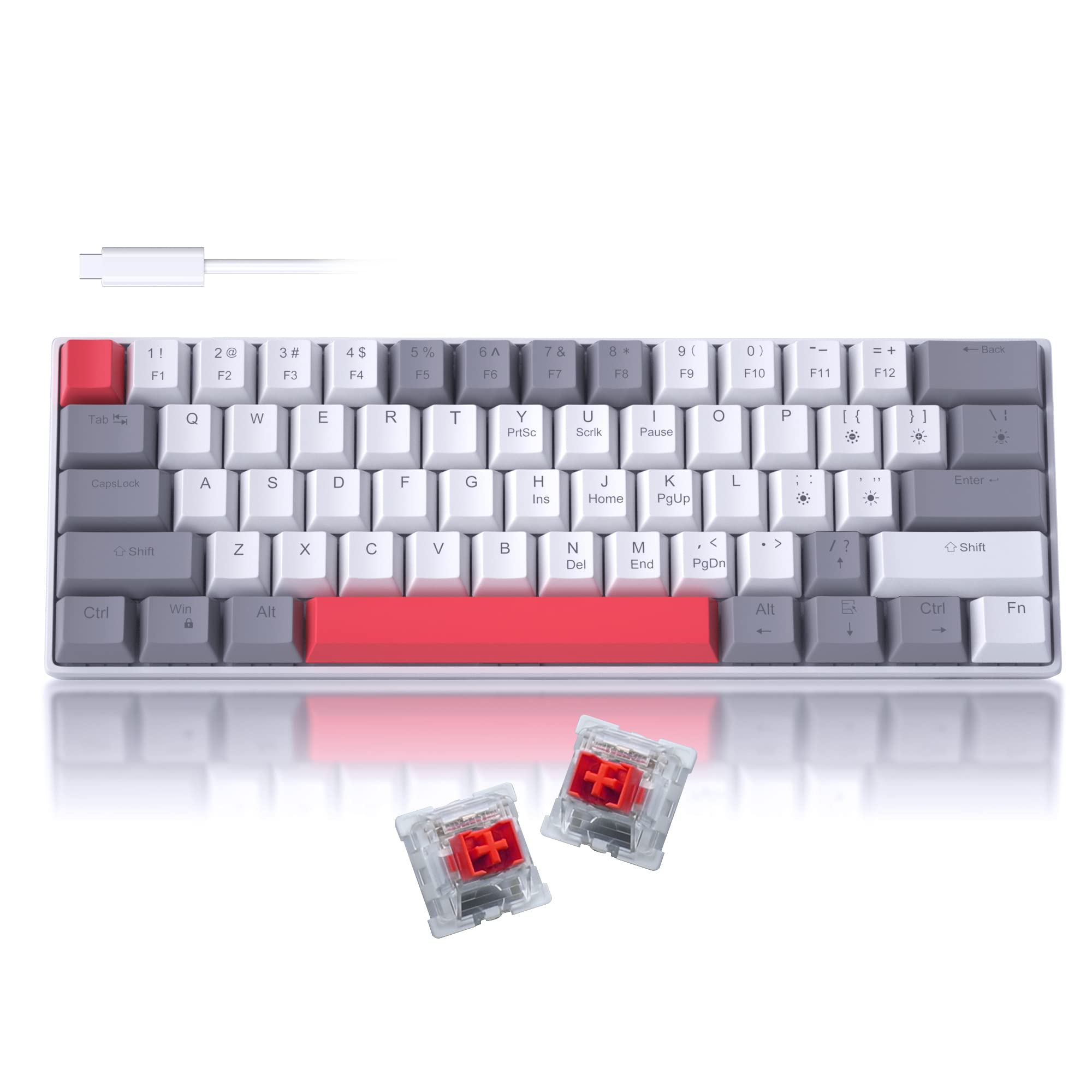 grey white(red switch)