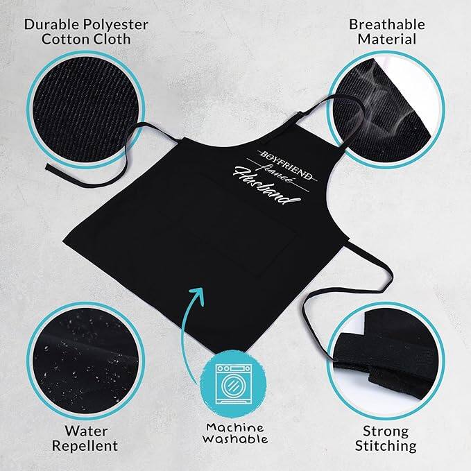 Durable Polyester Cotton Cloth  
Breathable Material  
Water Repellent  
Machine Washable  
Strong Stitching  
-BOYFRIEND-  
Husband