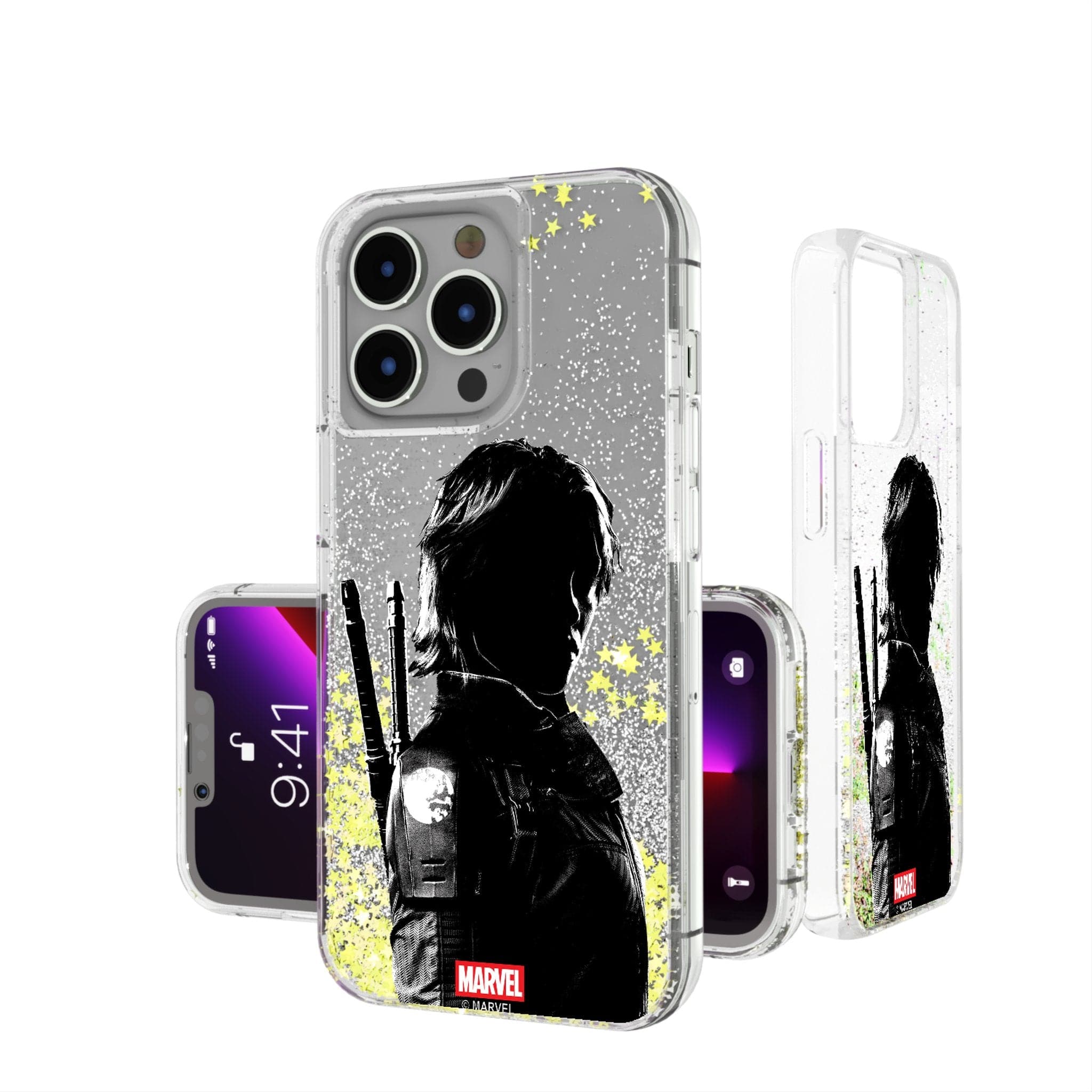 Keyscaper - Marvel Badge Glitter Phone Case - Apple iPhone 13 - Thunderbolts 2