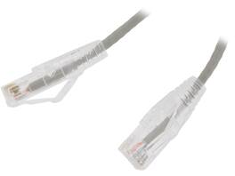 Nippon Labs - 28 AWG Snagless Cat6 Ethernet Cable - 1ft, Gray, 550MHz, UTP, RJ45