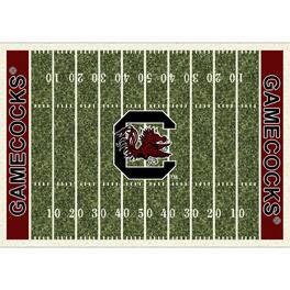 Imperial - South Carolina Gamecocks 7'8'' x 10'9'' Home Field Rug - Black