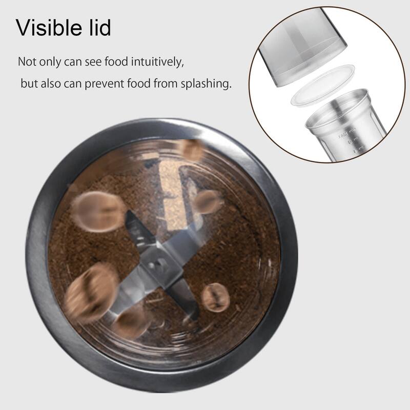 Visible lid

Not only can see food intuitively, but also can prevent food from splashing.