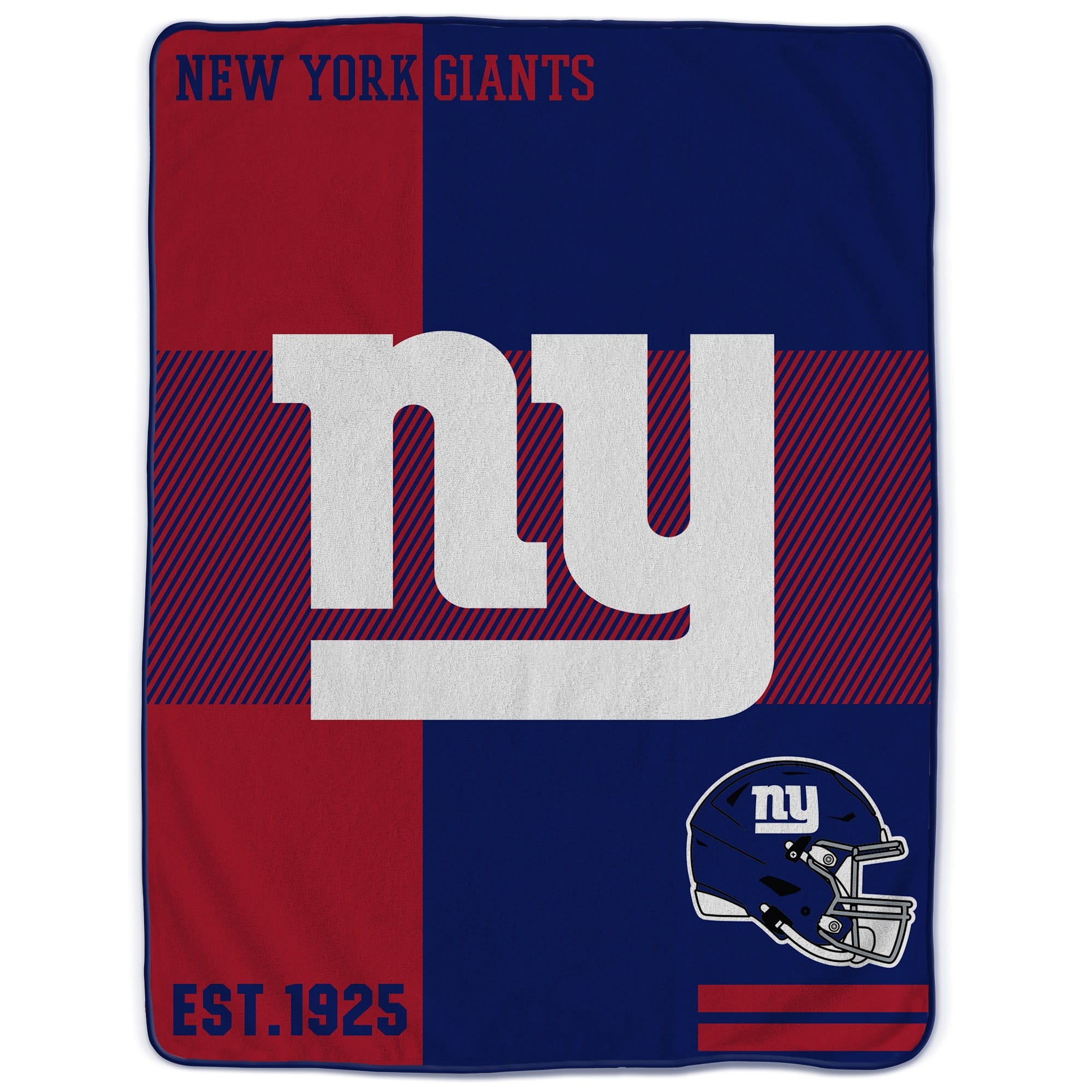 Pegasus - New York Giants 60" x 80" Sherpa Throw Blanket - Multicolor