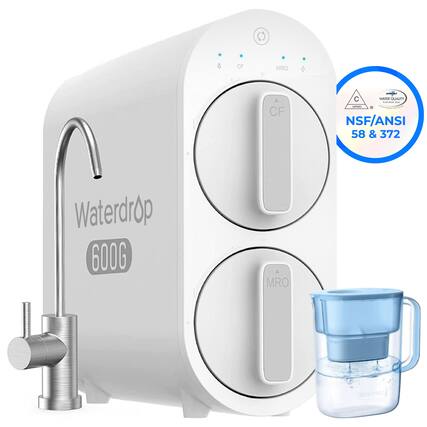 Waterdrop 600G, CF, MRO, CF, NSF/ANSI 58 & 372, Water Quality