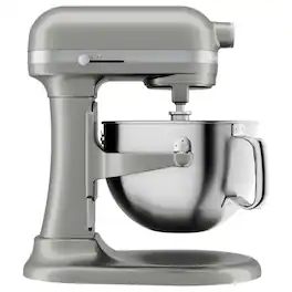 KitchenAid - 6 Quart Bowl-Lift Stand Mixer Silver - Contour Silver