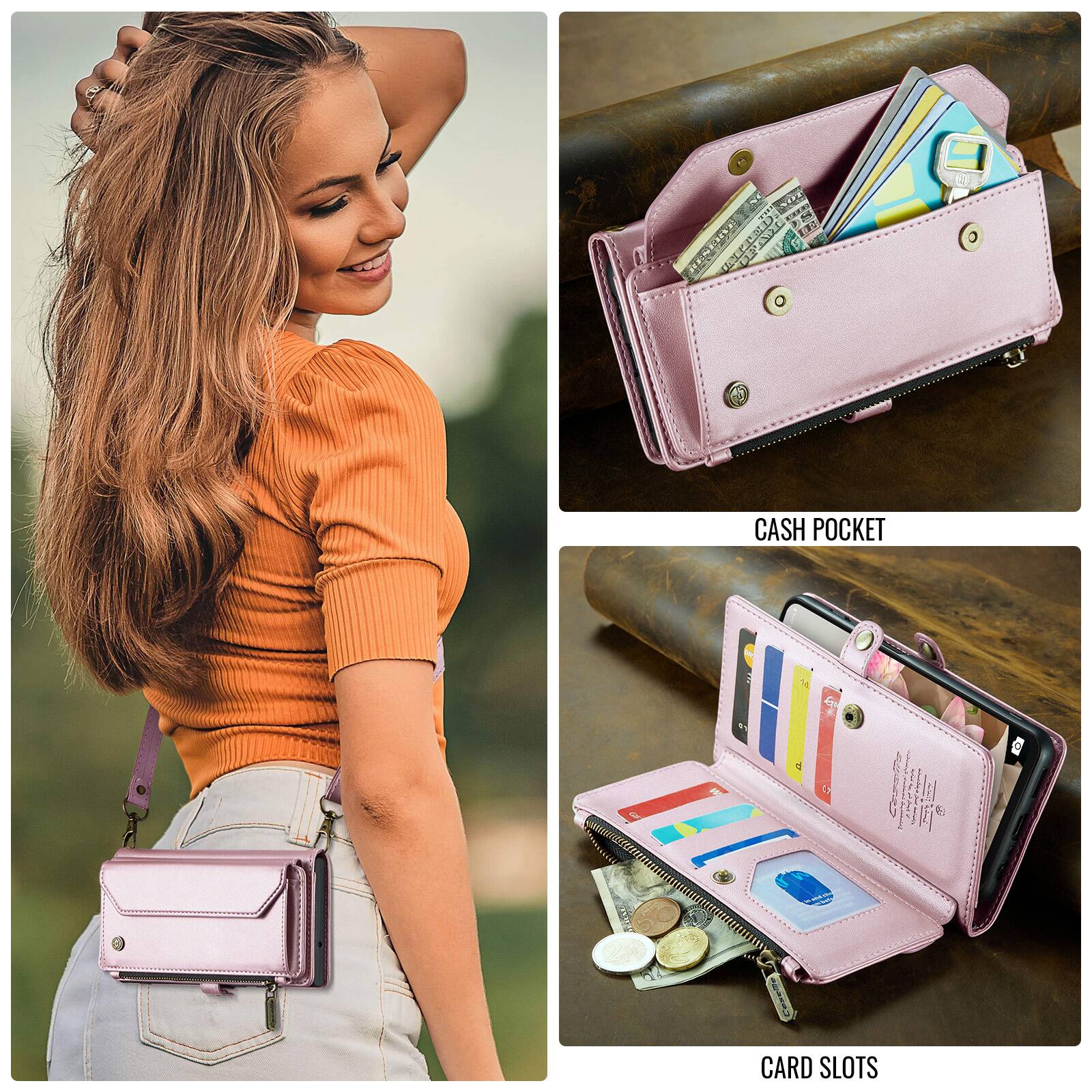 R2+ DECKAIT ud CNTar CASH POCKET l 2 1 CARD SLOTS