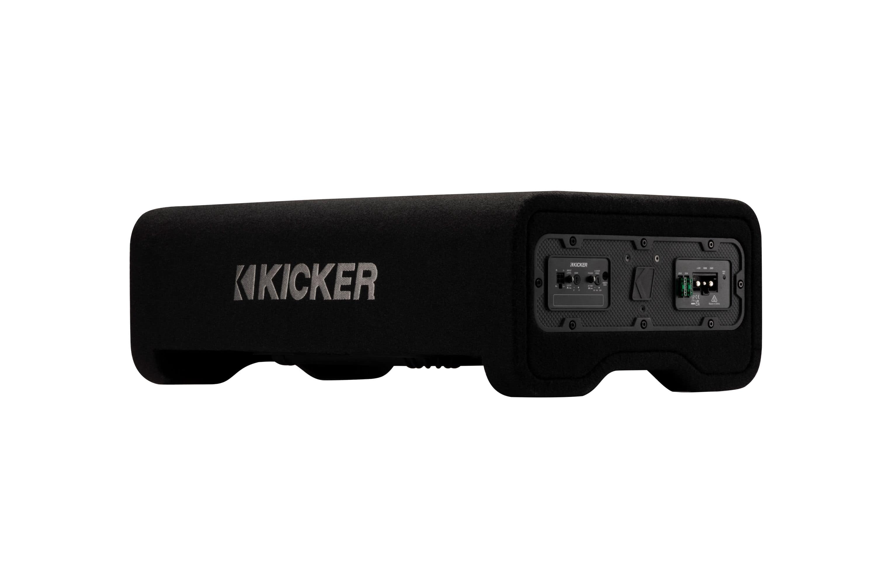 KICKER - Solo-Baric L7T 12" Single-Voice-Coil 2-ohm Down Firing Enclosure Subwoofer - Black