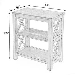 Butler Specialty - Vance 2 Shelf 22"W Bookcase - Light Brown
