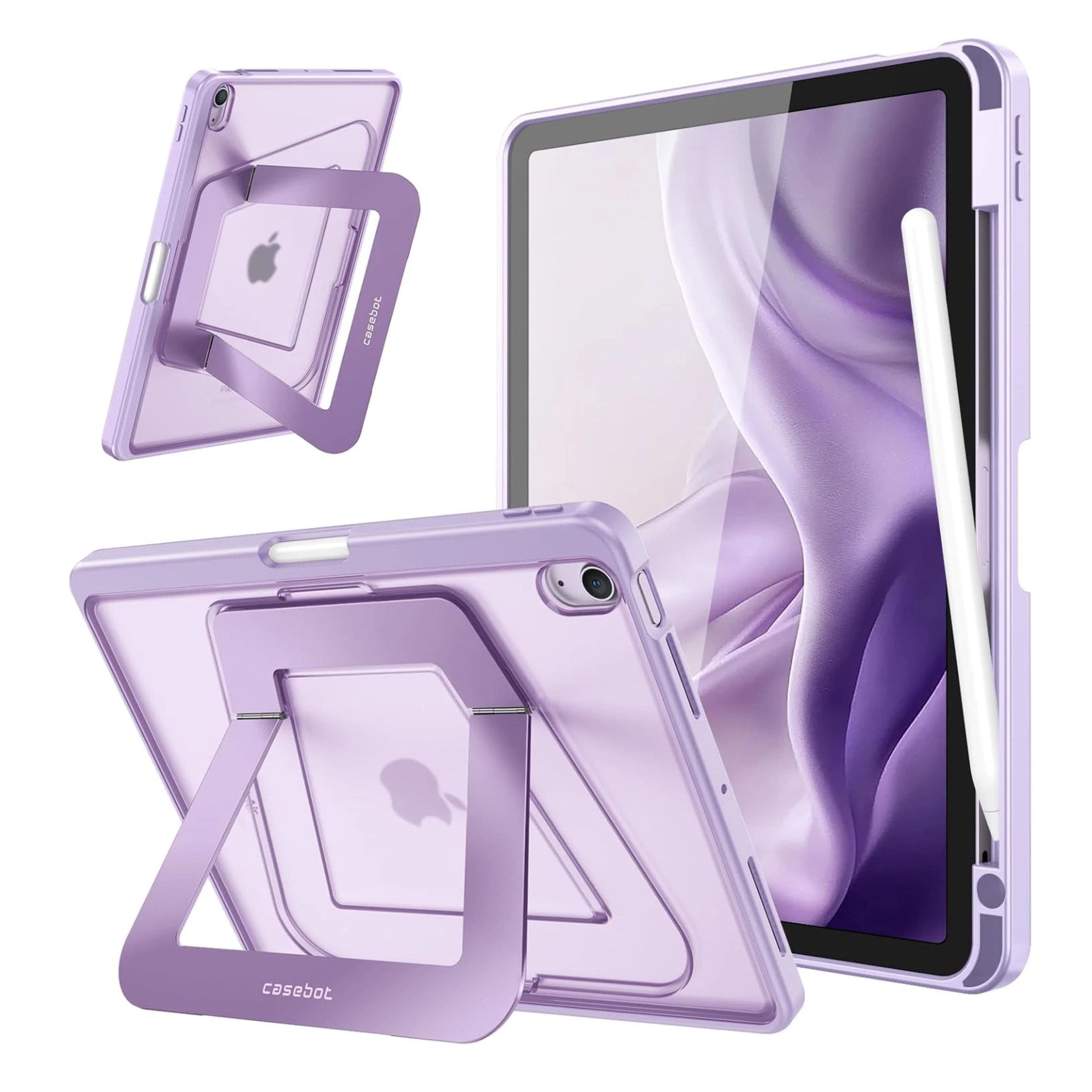 Kitcheniva - Shockproof Case Kickstand Cover For iPad Air 11-inch M4/M3/M2 (2026/2025/2024) - Purple