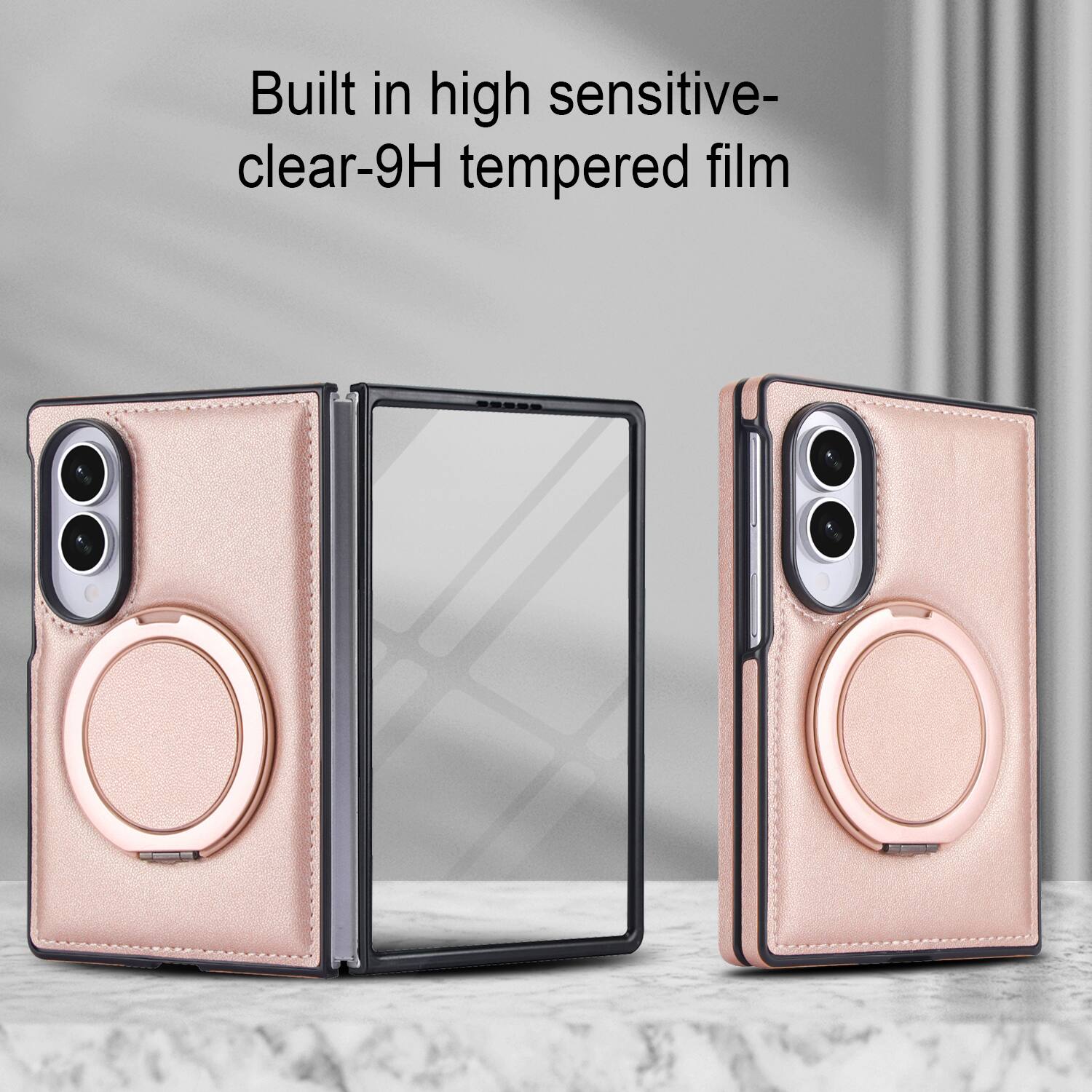 Built in high sensitive- clear-9H tempered film
