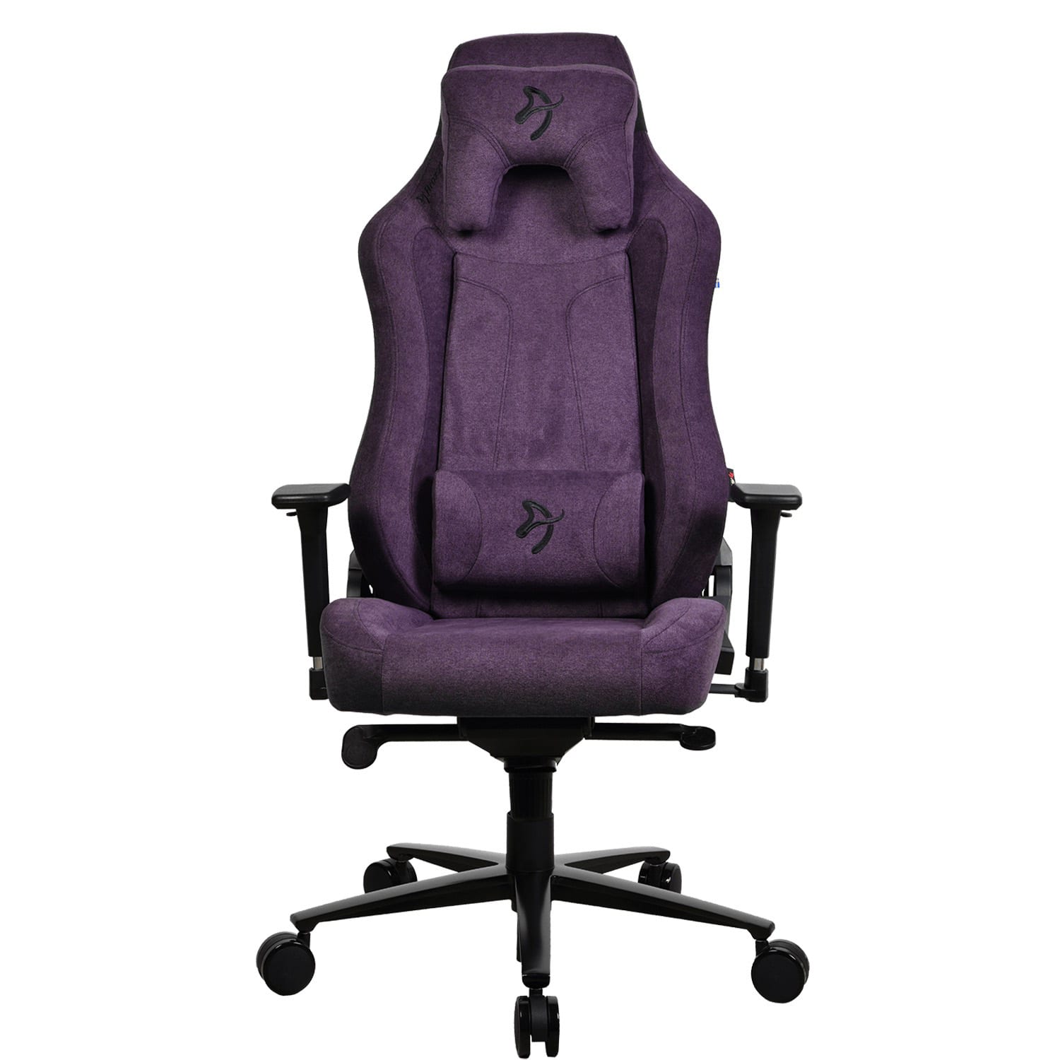 Angle. Arozzi - Vernazza Soft Fabric Gaming Chair - Purple.