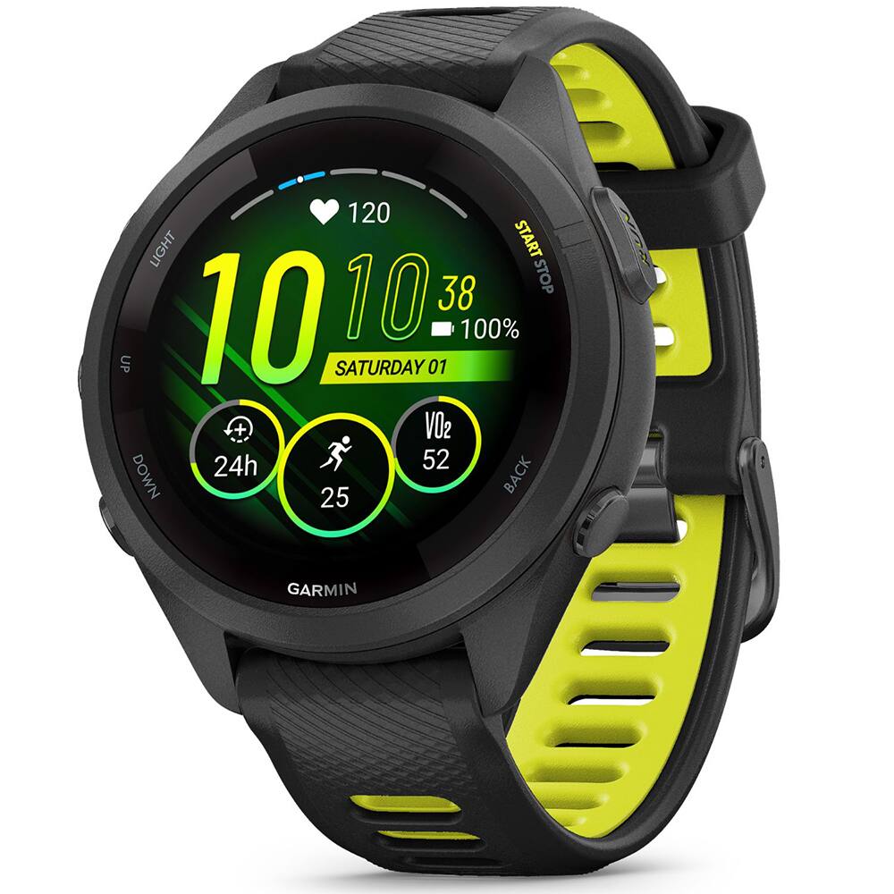 120 LIGHT START 10 38 STOP UP 10 SATURDAY 01 100% + VO2 24h 52 DOWN BACK 25 GARMIN