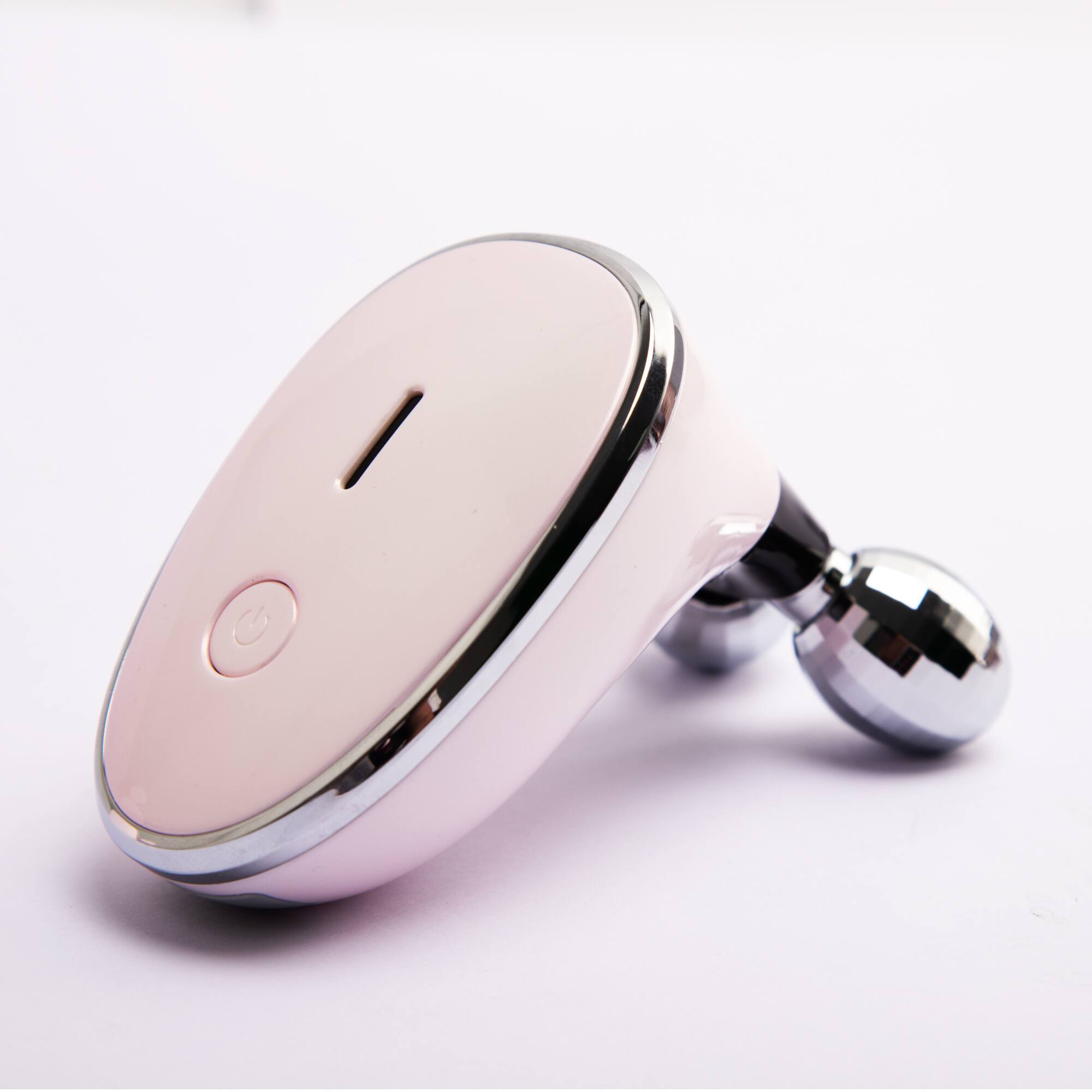 HOM - Microcurrent Rechargeable Microsculpt Device for Face & Neck - For Skin Tightening, Face Sculpting, Wrinkle Removal - Pink